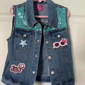 Jojo denim vest size 6x